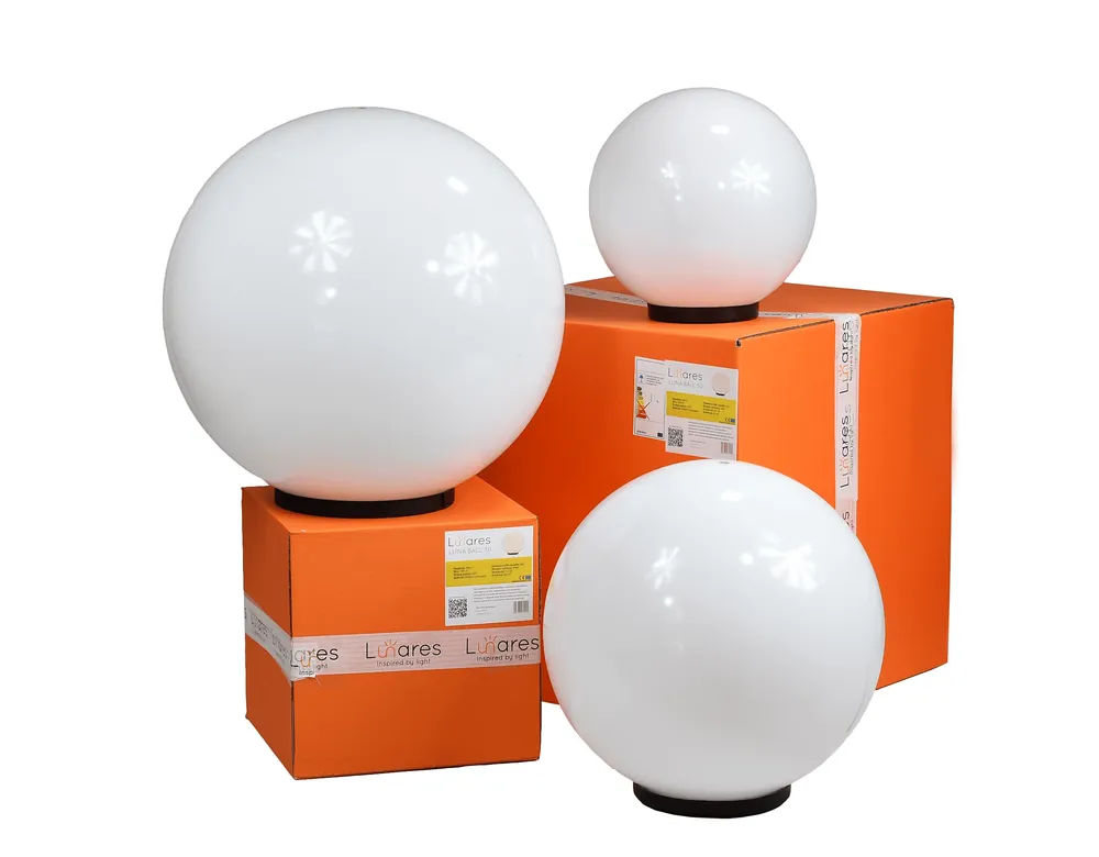 Globuri decorative pentru grădină LUNA BALLS 30/40/50 cm – becuri RGBW cu telecomandă, PREMIUM, rezistente la UV Expediere rapidă