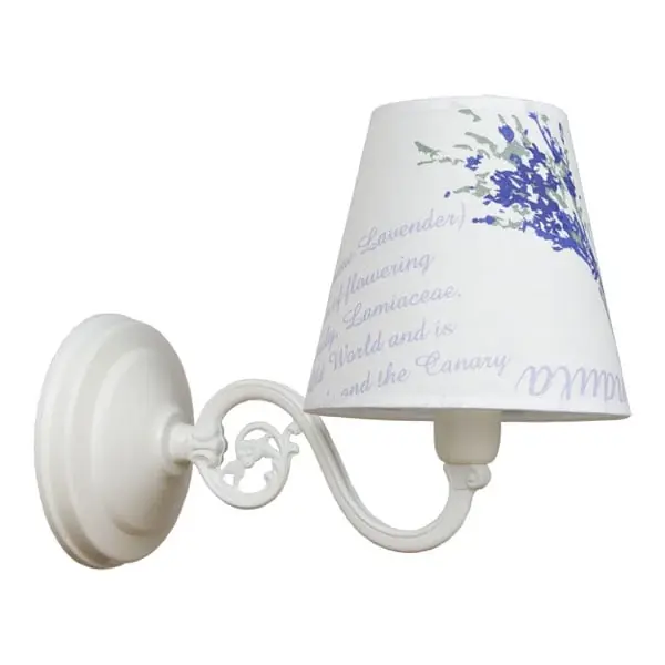 Cel mai bun preț Lampa de perete 1-pł. LAVENDA Alb