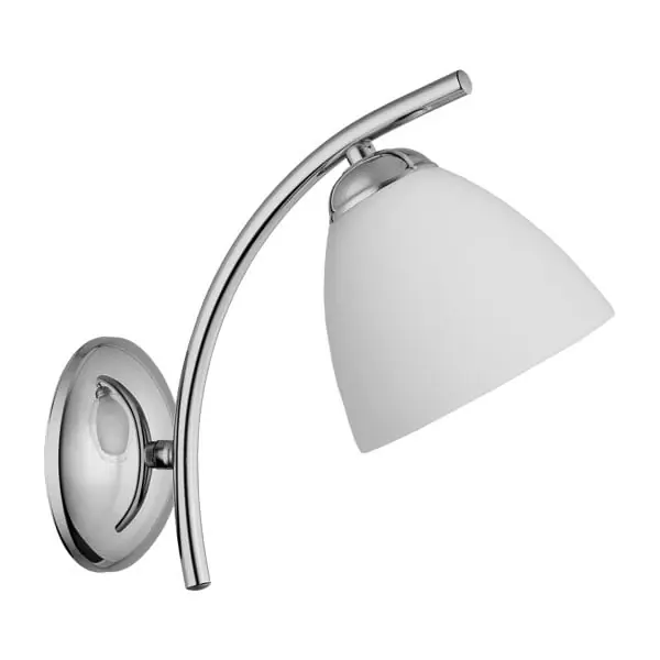 Lampa de perete 1-pł. SILVER SIMPLICITE Chrome Premium