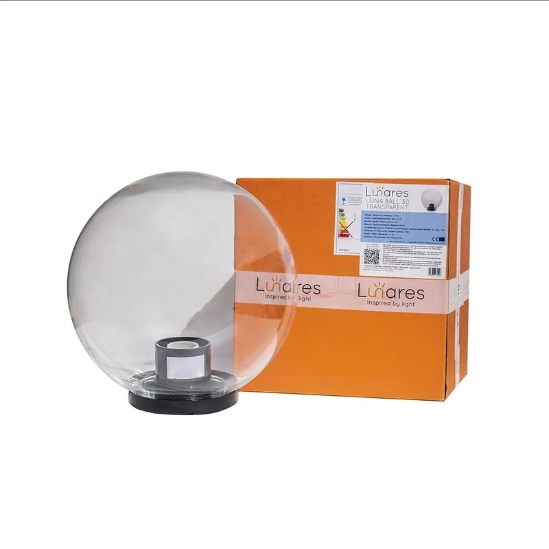 Glob de grădină Luna Ball 30cm transparent Cel mai bun preț