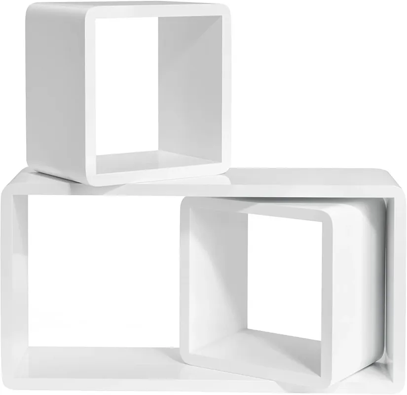 Set de 3 rafturi de perete LWS50WT Reducere extra