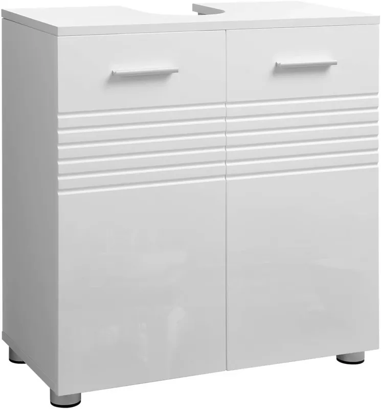 Dulap pentru baie pentru lavoar BBK01WT Reduceri