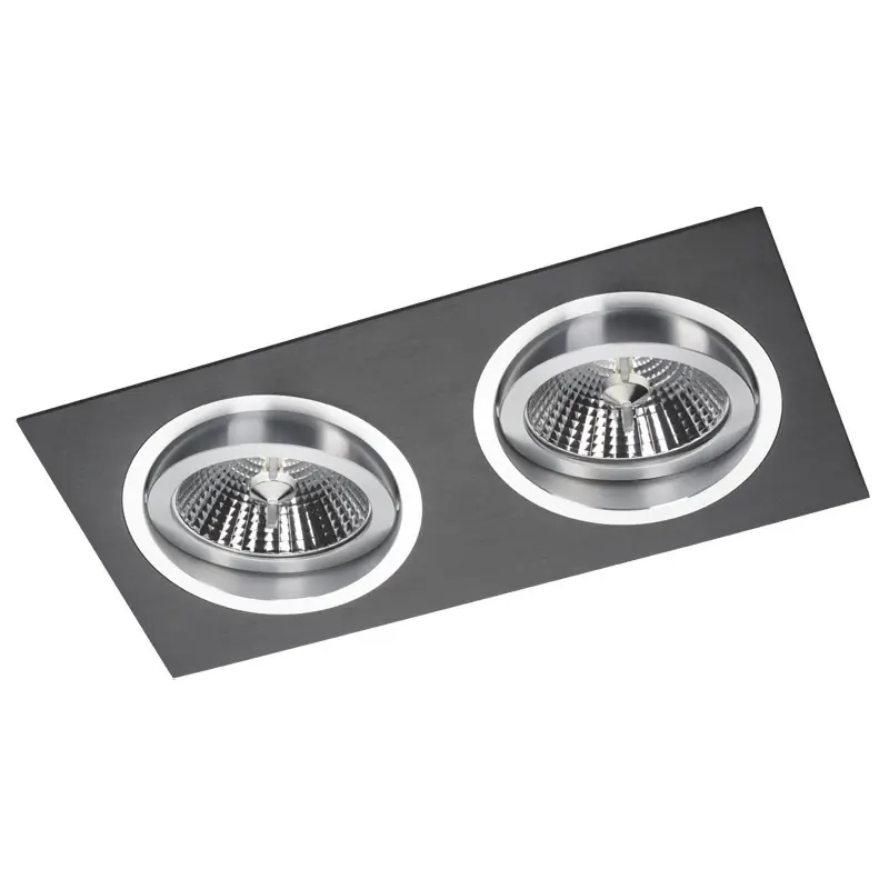 Downlight dublu Alcazar negru cu Chrome 142.BC Vezi acum