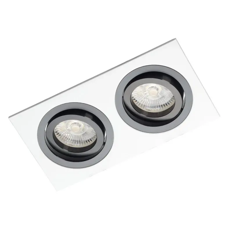 Downlight dublu alb cu Alcazar negru 542.WB Ofertă exclusivă
