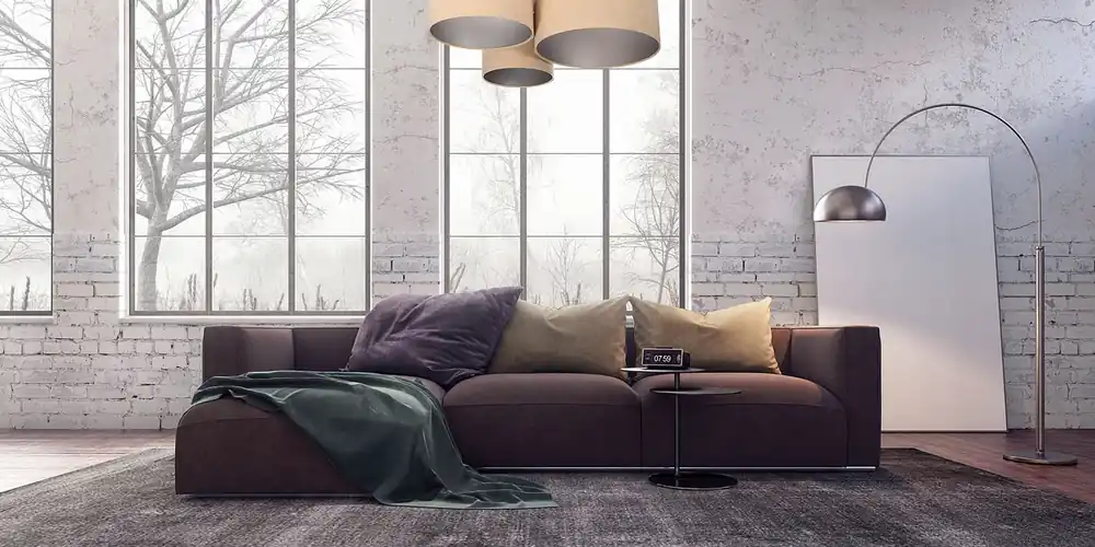 Ofertă limitată Elements 60W E27 plafon bej / argintiu, producție manuală, velur