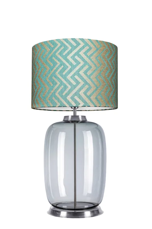 Lampă de masă Desinger Laut Table Famlight Stone Blue E27 60W realizată manual Ofertă limitată