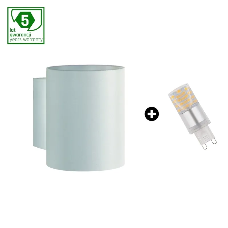 Pachet de 5 ani garanție Squalla G9 Tube White + Led G9 4w Cw (Slip006011 + Woj + 14435) Ieftin