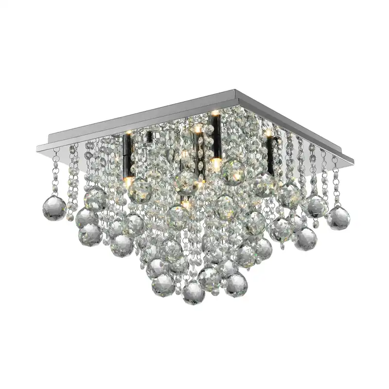 Bestseller Lampă de tavan Zuma Line Rangel Rlx92711 5 argintie/Silver