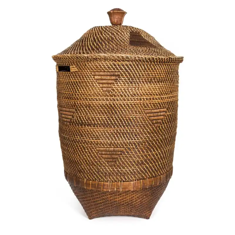 Coșul de rufe Colonial - maro natural - XL Chilipir