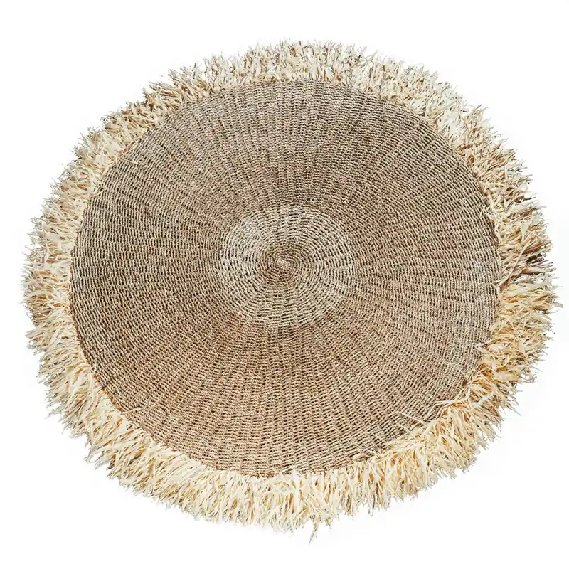 Natural Covor cu franjuri 150 Ieftin