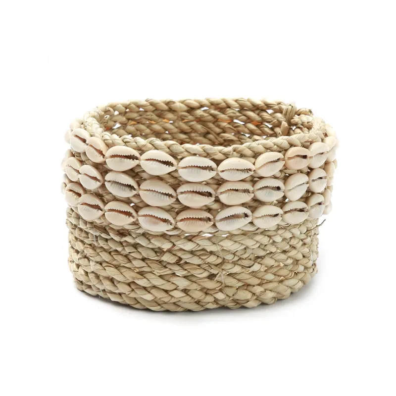 Ofertă limitată Coșul de Cowrie împletit 2 - Natural