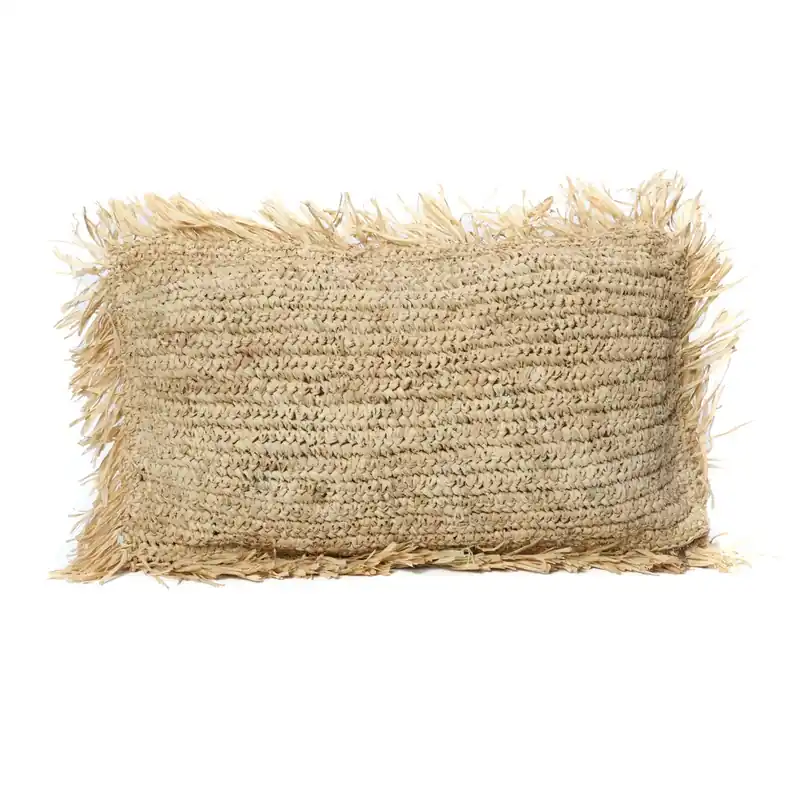 Husa de pernă Raffia Rectangulară - Natural - 30x50. Cel mai bun preț