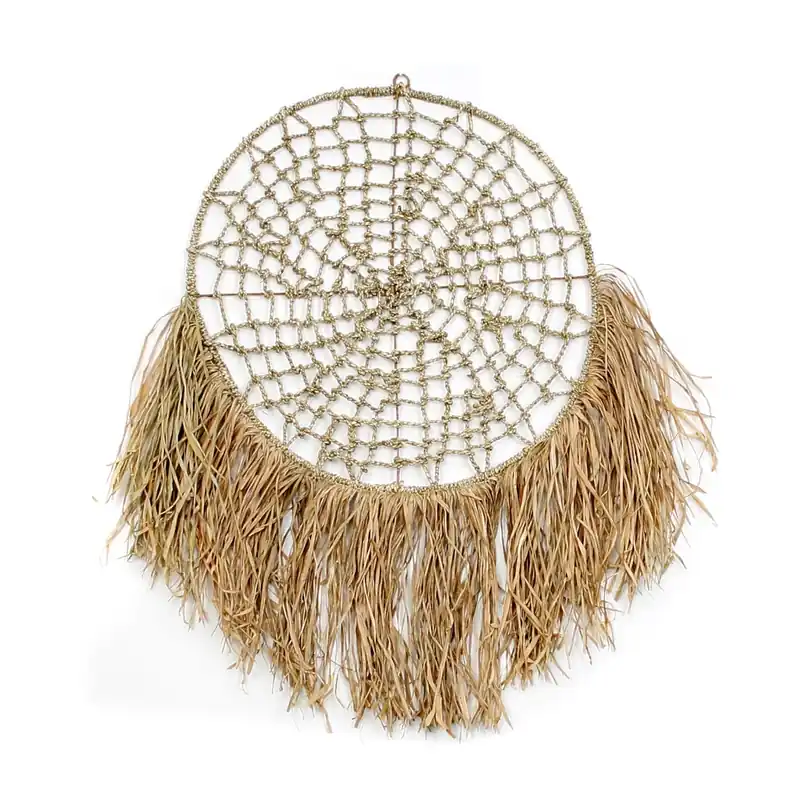The Raffia Dreamcatcher - Natural Plată securizată