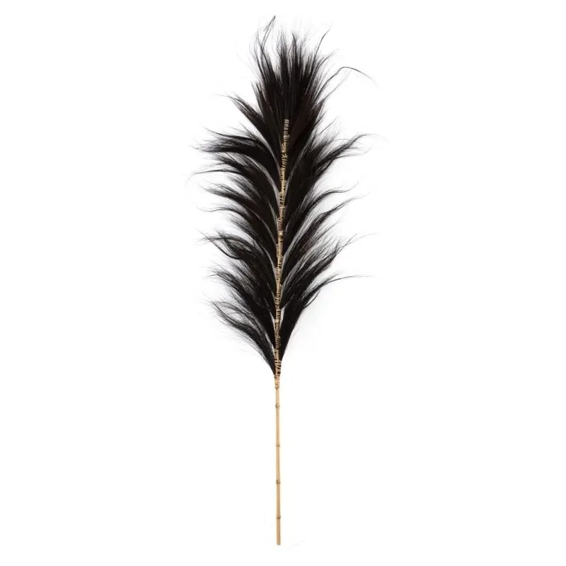 Cel mai bun preț Set decorativ Stunning Leaf - Negru - 6 piese
