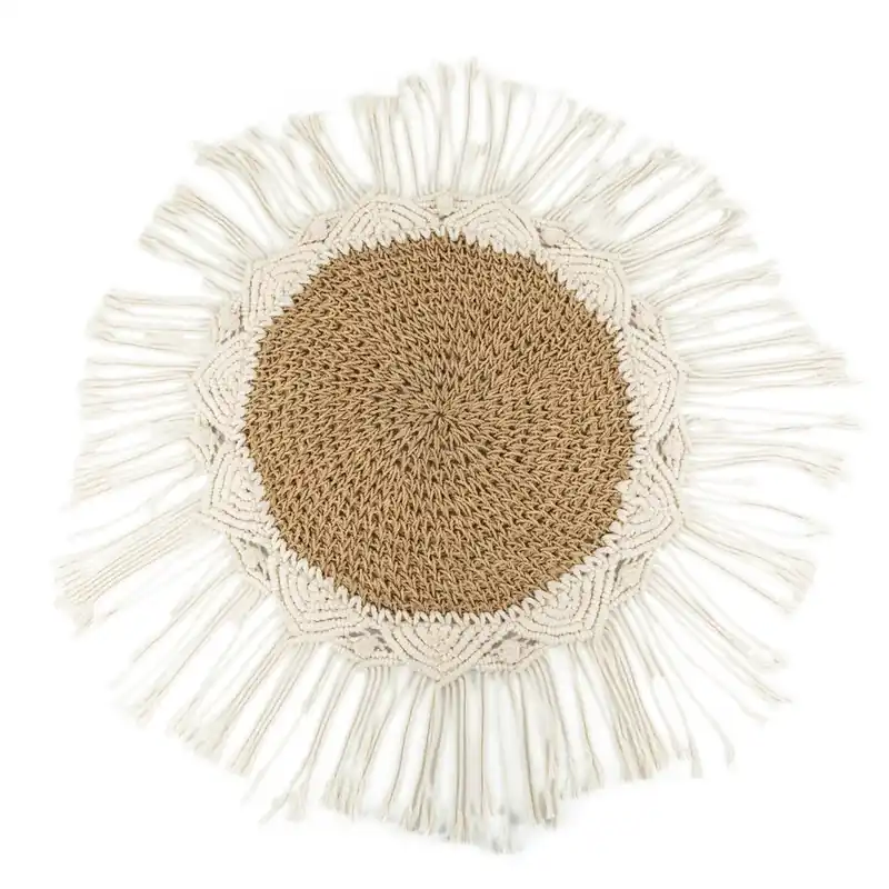 Ofertă Piesa de centru Boho - Alb natural