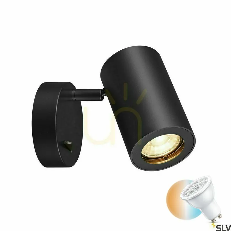 Lampă de suprafață SLV ENOLA_B negru GU10 50W 1000729 Mai ieftin