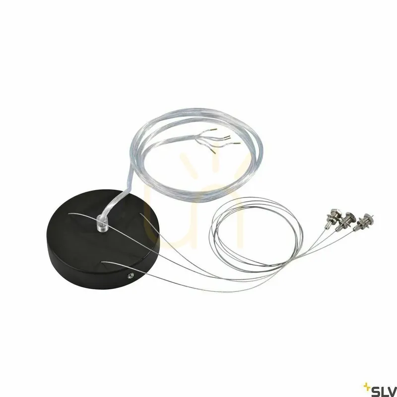 Kit suspensie SLV MEDO rotund negru 5 fire 135250 Ieftin