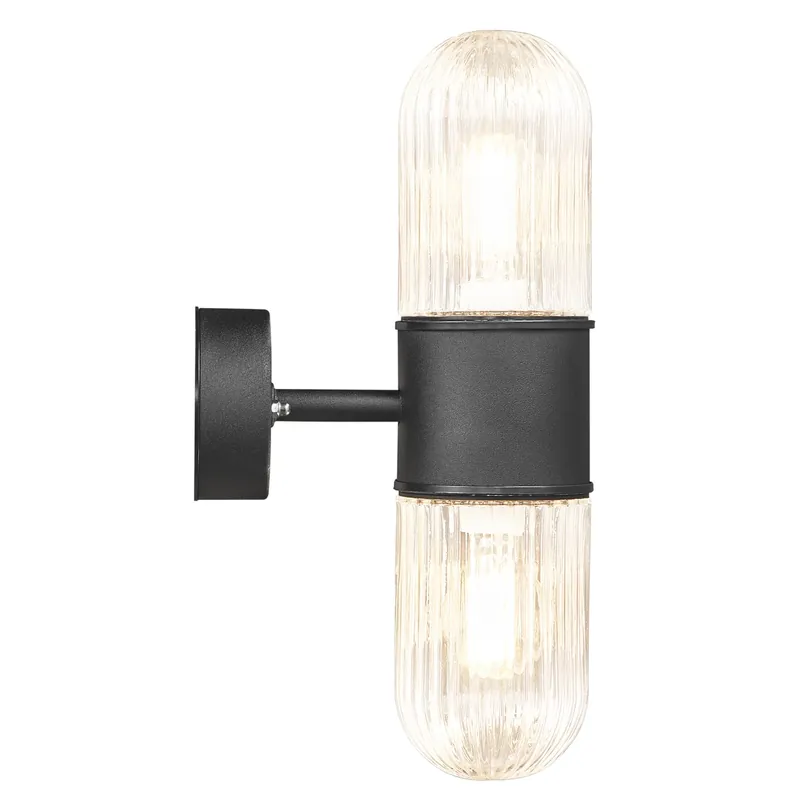 Calitate înaltă KONYO Nordlux Nordlux E27 2x40W Lampă de perete din metal negru