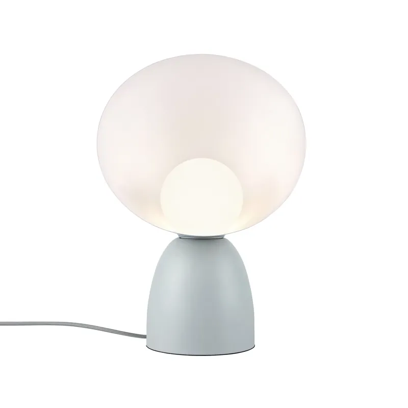 Ofertă specială HELLO DFTP E14 E14 25W Lampă de masă gri metalic.