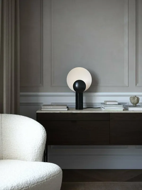 Lampă de masă CACHÉ DFTP GU10 40W Marble Black mată CACHÉ DFTP GU10 40W Marble Black mată Cel mai bun preț