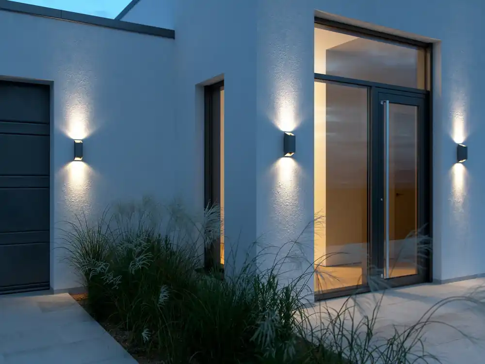 NICO Nordlux GU10 2x35W aluminiu antracit NICO Nordlux GU10 2x35W aluminiu antracit lampă de perete Plată securizată