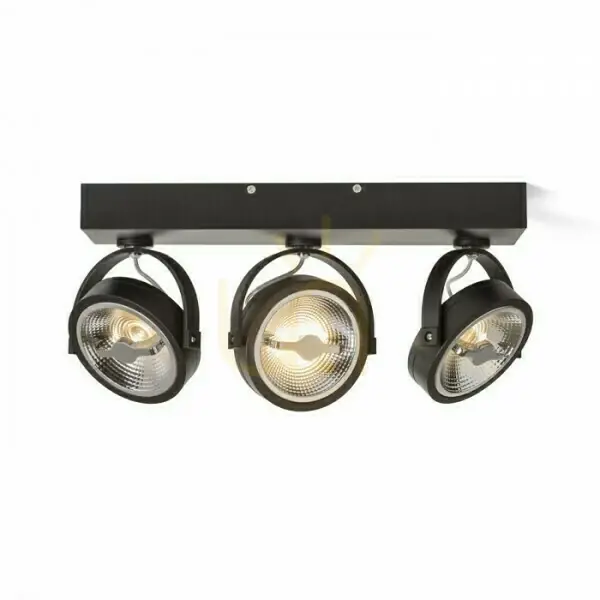 Livrare rapidă Lampă de perete Kelly Led Iii Dimm negru 230 V 3x12 W 24° 3000 K