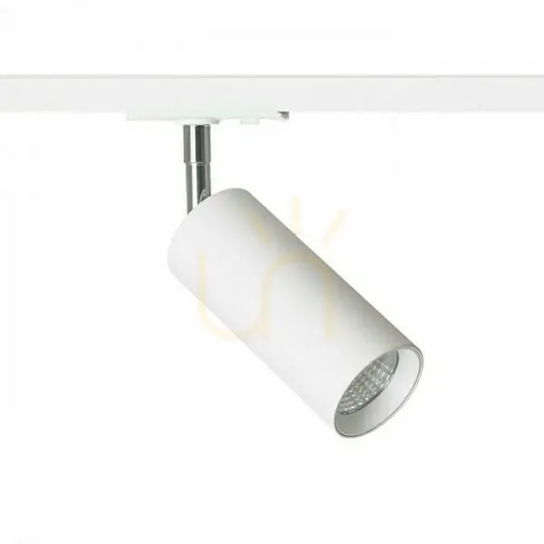 Mavro Spotlight pentru șină monofazată Alb 230 V Led 12 W 38° 3000 K Ofertă exclusivă