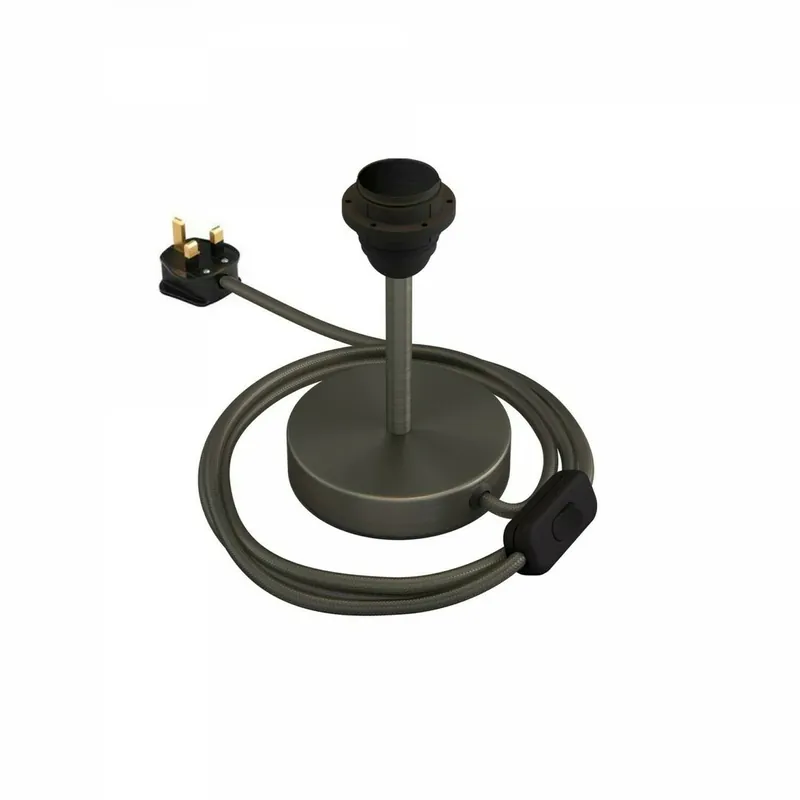 Gri argintiu Creative-Cables Lampă de masă CAPL2049v2856 Reducere extra