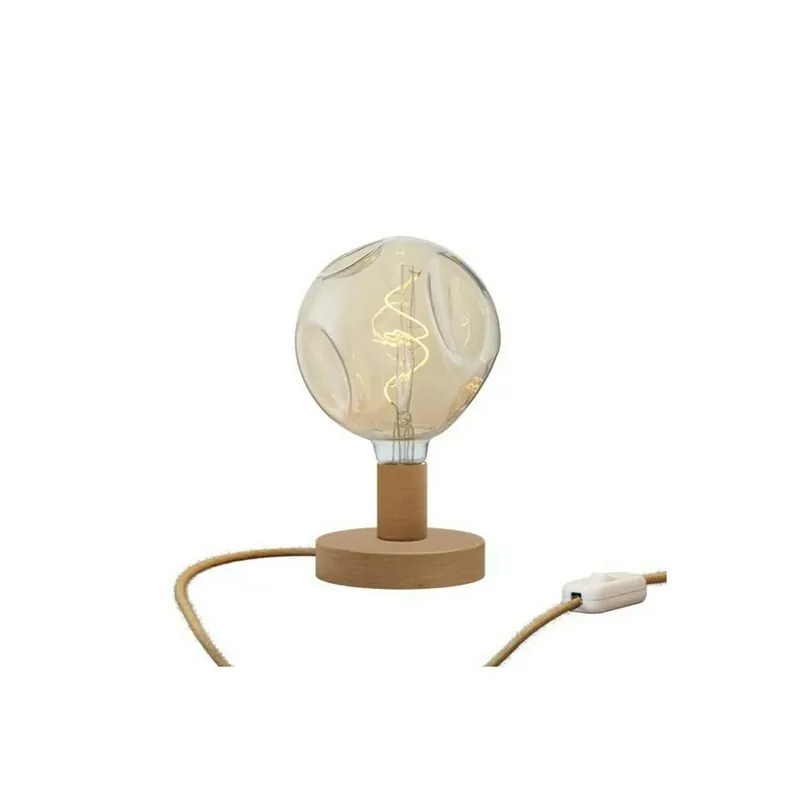 Livrare rapidă Creative-Cables Lampă de masă din lemn CAPL20472v28686