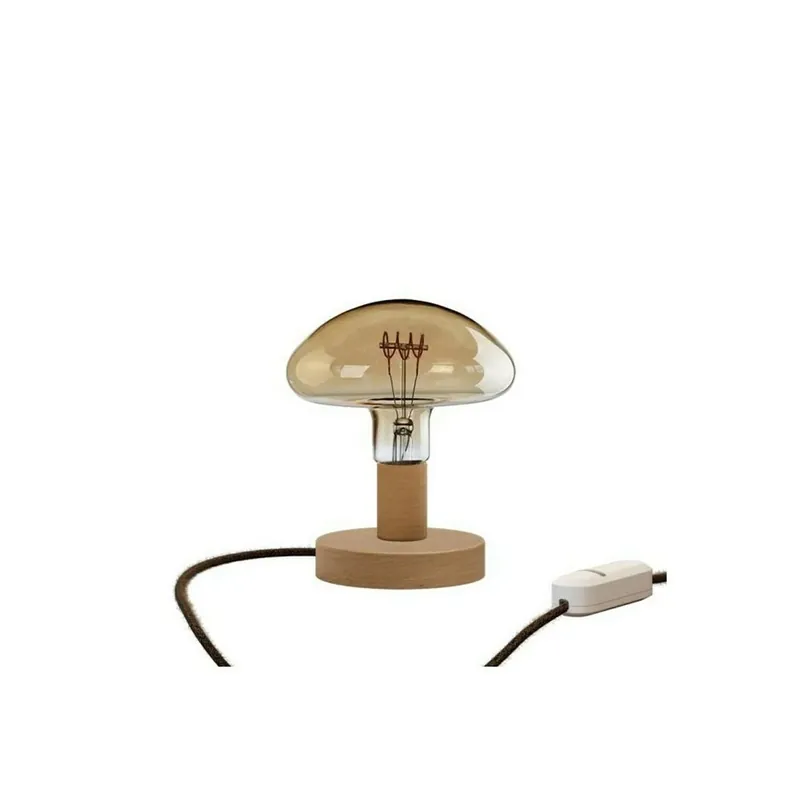 Creative-Cables Lampă de masă din lemn CAPL20473v28691 Preț promoțional
