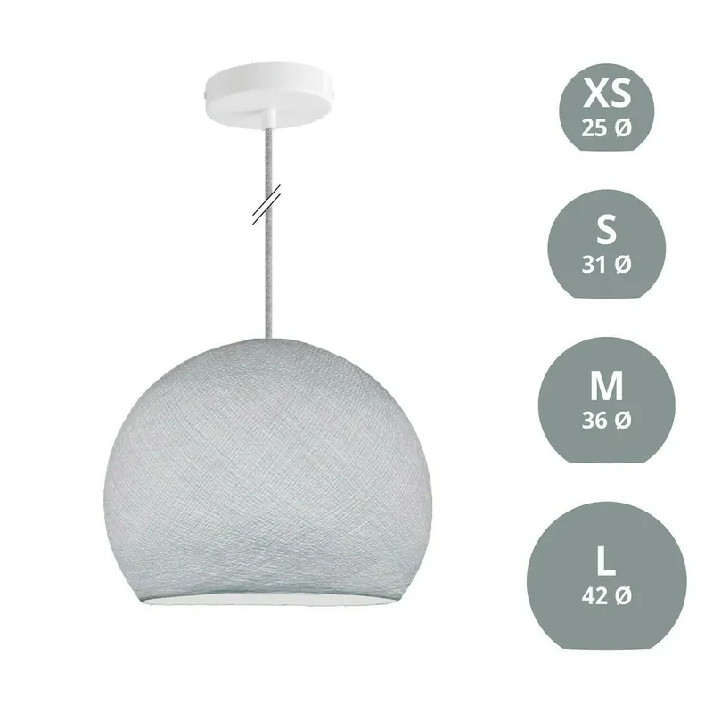 Reducere Lampă suspendată gri Creative-Cables CAPL20492v2876.