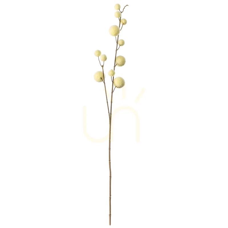 Spray decorativ pompon fildeș 85 cm Gallery Direct 5059413394553 Doar azi