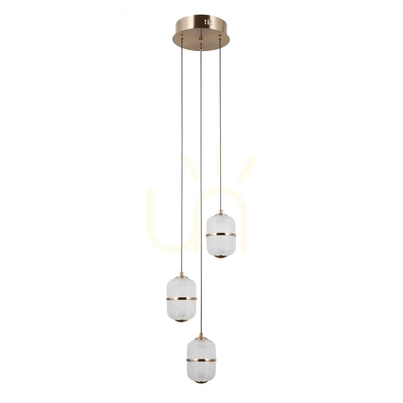 Gold Alani LED 3 puncte Lampă suspendată. Ofertă exclusivă
