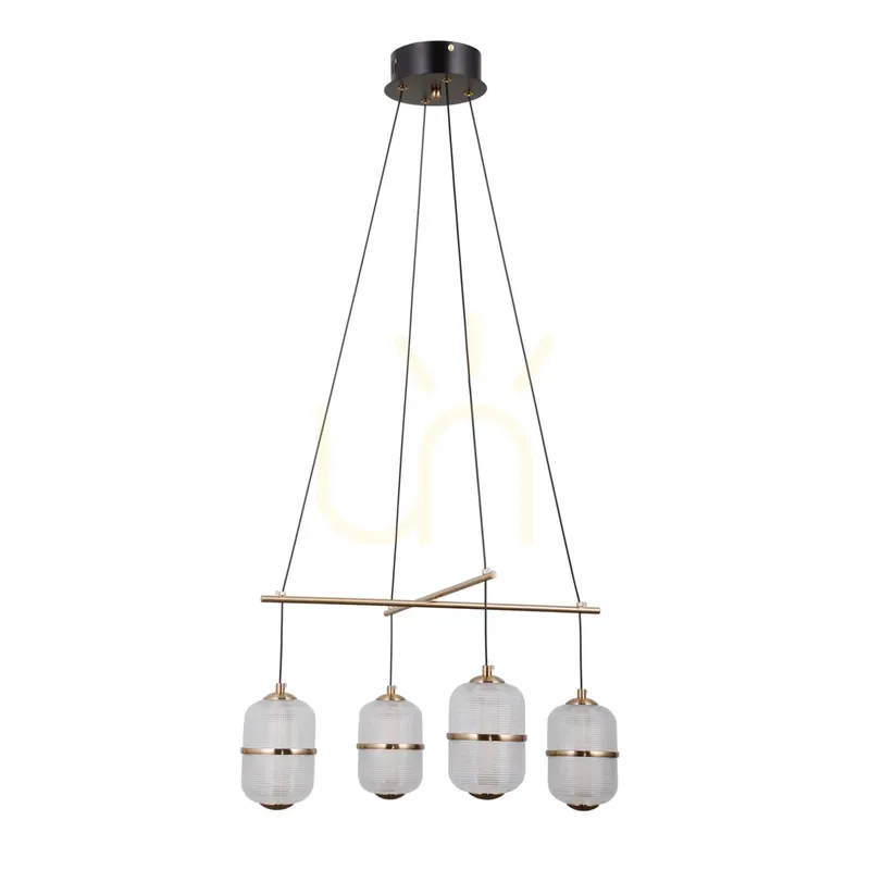 Retur gratuit Modern Alani LED 4-Point Lampă suspendată.