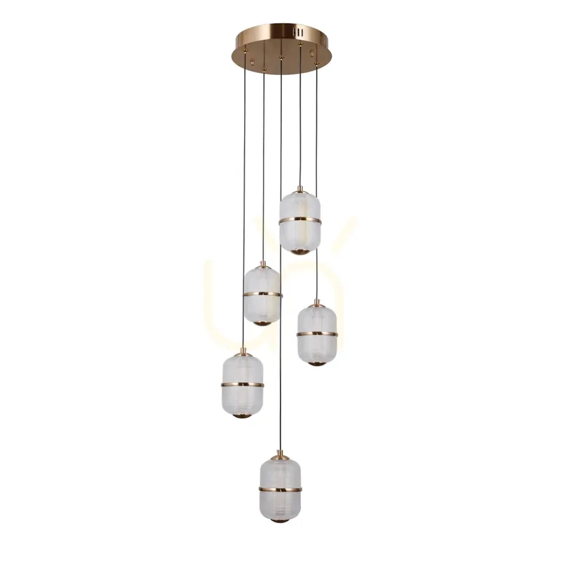 Super ofertă Modern Alani LED 5-Point Lampă suspendată.