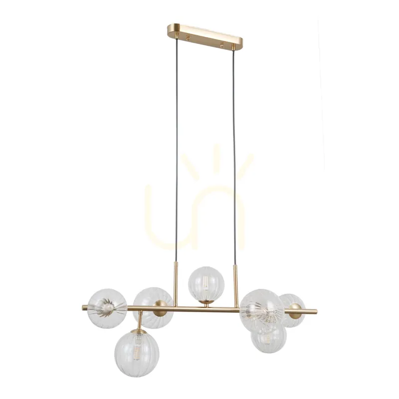 Lichidare de stoc Modern Toledo G9 7-Point Lampă cu pandantiv.