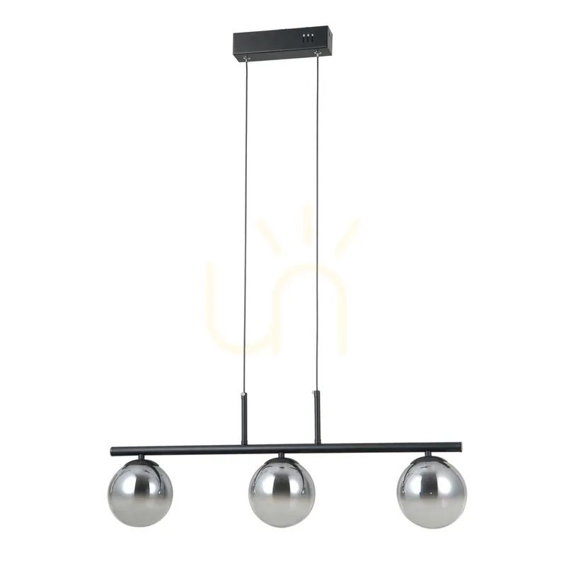 Black Velada LED 3-Point Lampă suspendată. Calitate înaltă