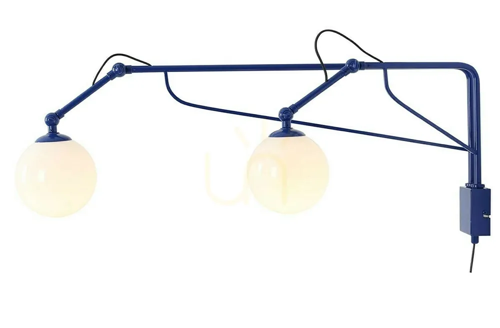 Lampă de perete Soho Glass 2 Cobalt ALDEX 1105D25 Super ofertă