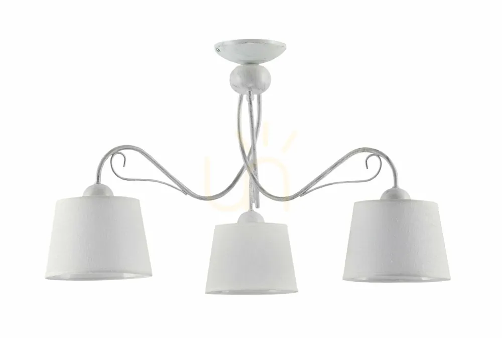 Preț promoțional Lampă de plafon KAMELIA Alb 3xE27/15W