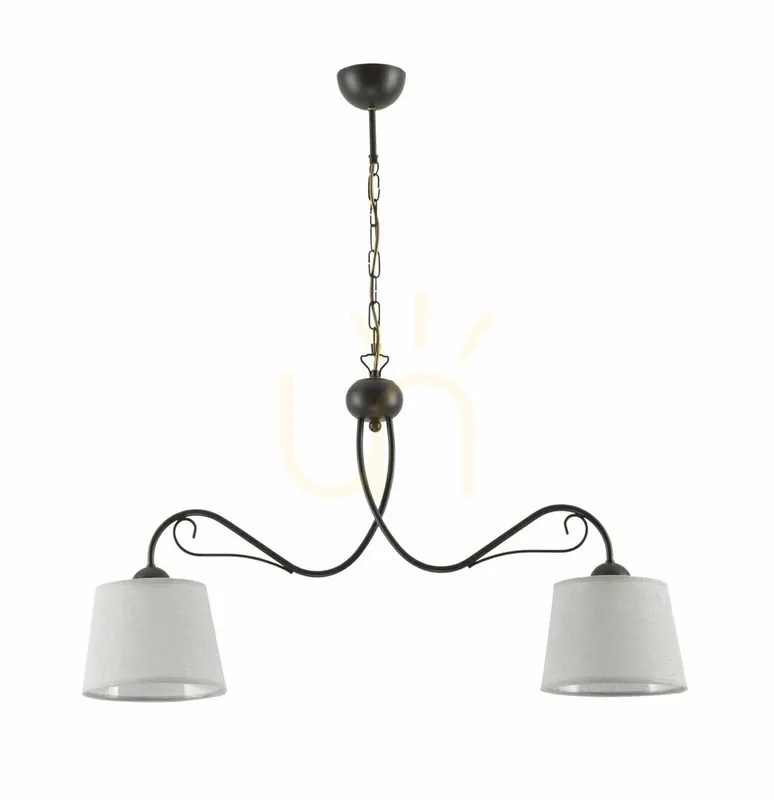 Preț mic Candelabru KAMELIA Brown 2xE27/15W