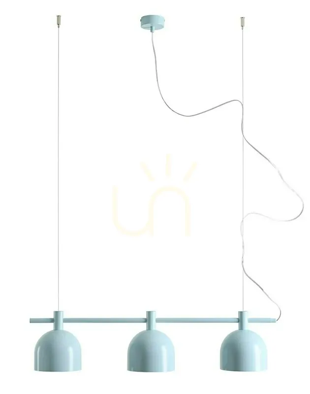 Lampă suspendată Beryl 3 Baby Blue ALDEX 976E_29 Preț mic
