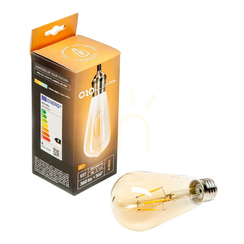 Ofertă specială Zuma Line ORO-E27-ST64-FL-AMBER-