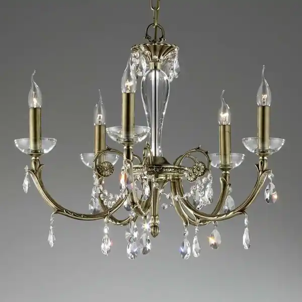 Lustra de LUX cristal Asfour diametru 64cm Karola 2485/5 Bejorama Bestseller