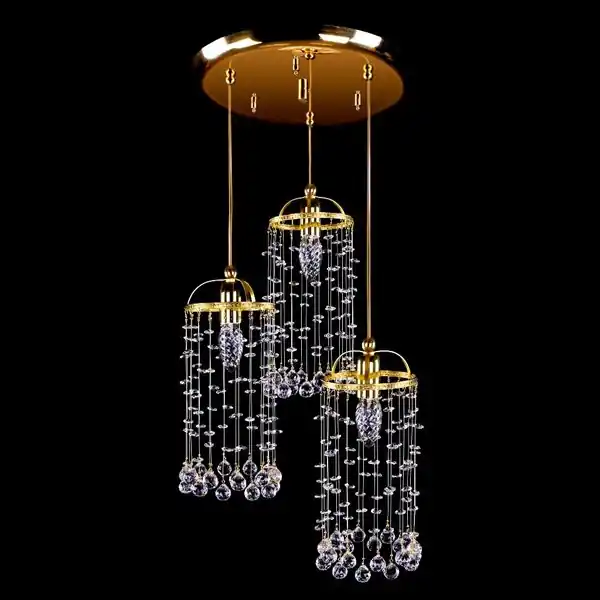 Lustra cu 3 pendule Cristal Bohemia Exclusive SMALL GAME 06-03 Ultima șansă