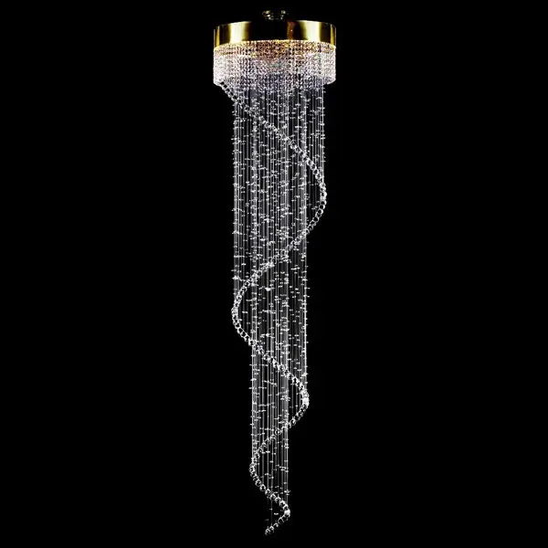 Reducere de preț Lustra, Pendul Cristal Bohemia Exclusive diam.60cm SPIRAL CHAOS 600x2500