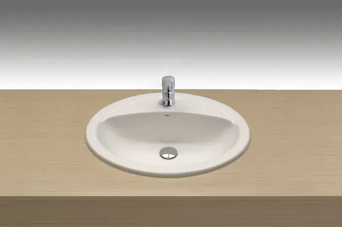 Plată sigură Lavoar oval semi incastrat in blat 56,5 cm GALA seria NILA 1706001