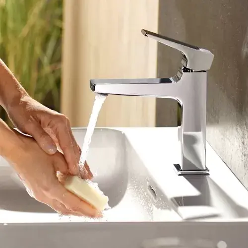 Baterie de lavoar monocomanda cu ventil HANSGROHE seria METROPOL 100 CROM 32506000 Ieftin