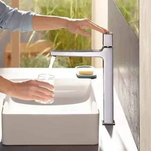 Baterie de lavoar monocomanda inalta cu ventil HANSGROHE seria METROPOL 32572000 Promoție