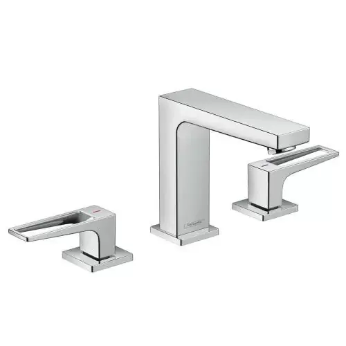 Baterie de lavoar din trei elemente cu manere decupate si ventil HANSGROHE seria METROPOL 74514000 Ofertă limitată