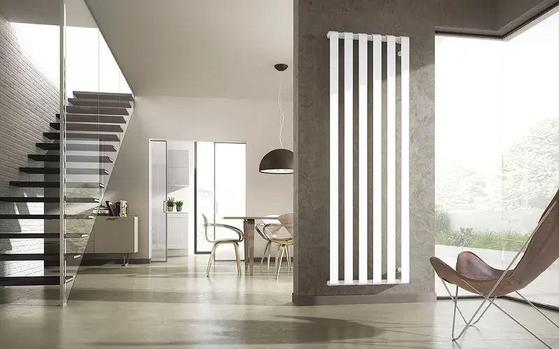 Radiator design Irsap seria Step_V Alb Perla Plată securizată